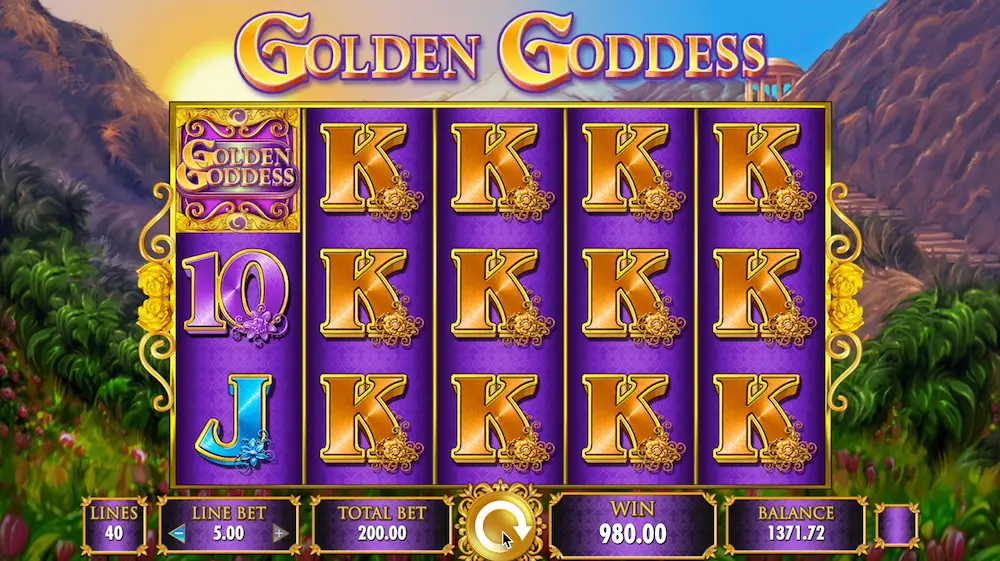 Golden Goddess Slot Screenshot 3
